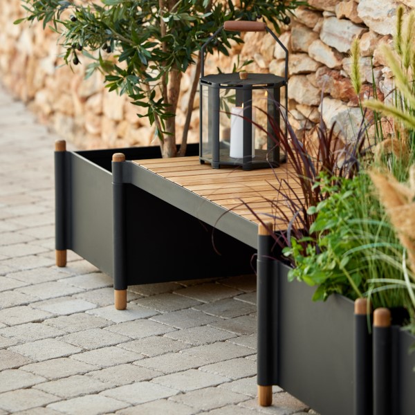 Sticks Pflanzgef und Bank - Schulze Outdoor Living aus Hamburg